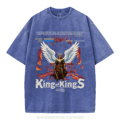 King Of Kings Christian Washed T-Shirt