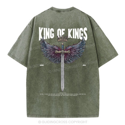 King Of Kings Christian Washed T-Shirt