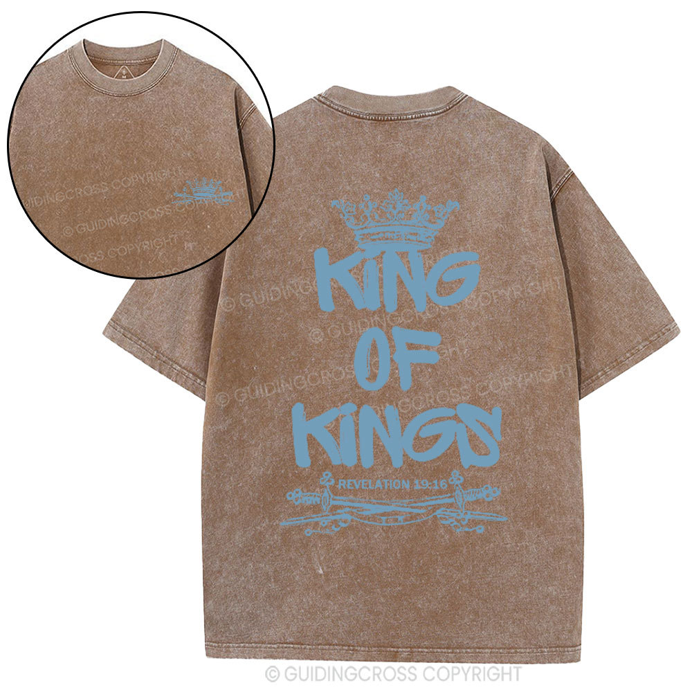 King Of Kings Christian Washed T-Shirt