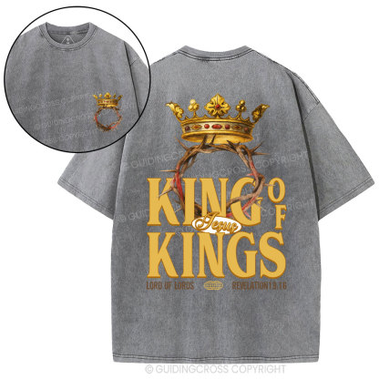King Of Kings Christian Washed T-Shirt