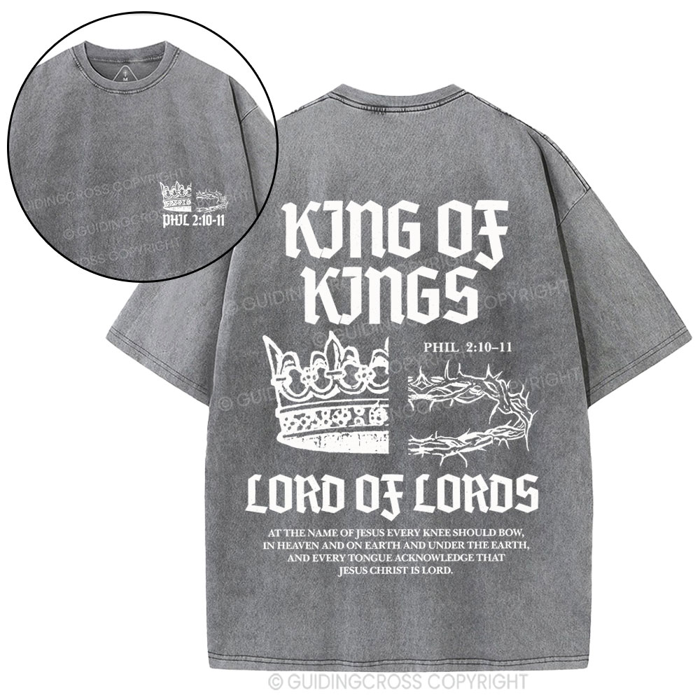 King Of Kings Christian Washed T-Shirt