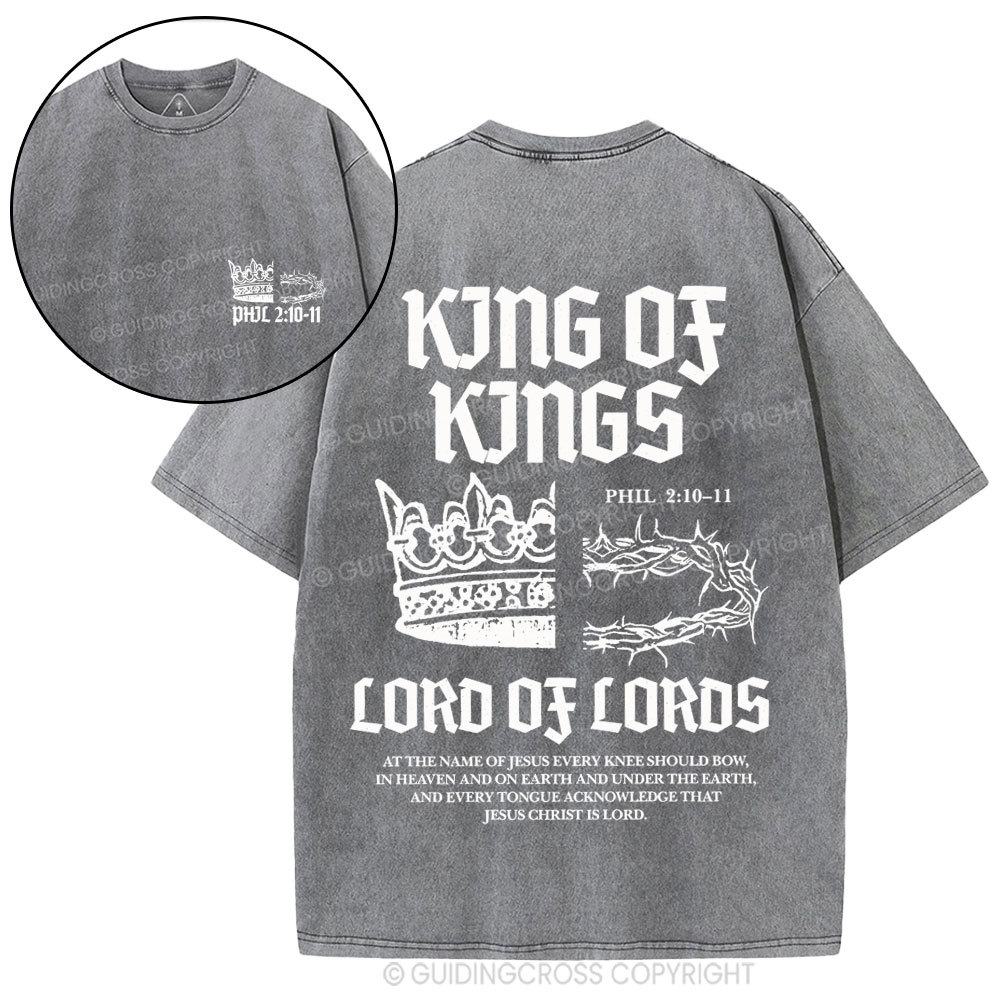 King Of Kings Christian Washed T-Shirt