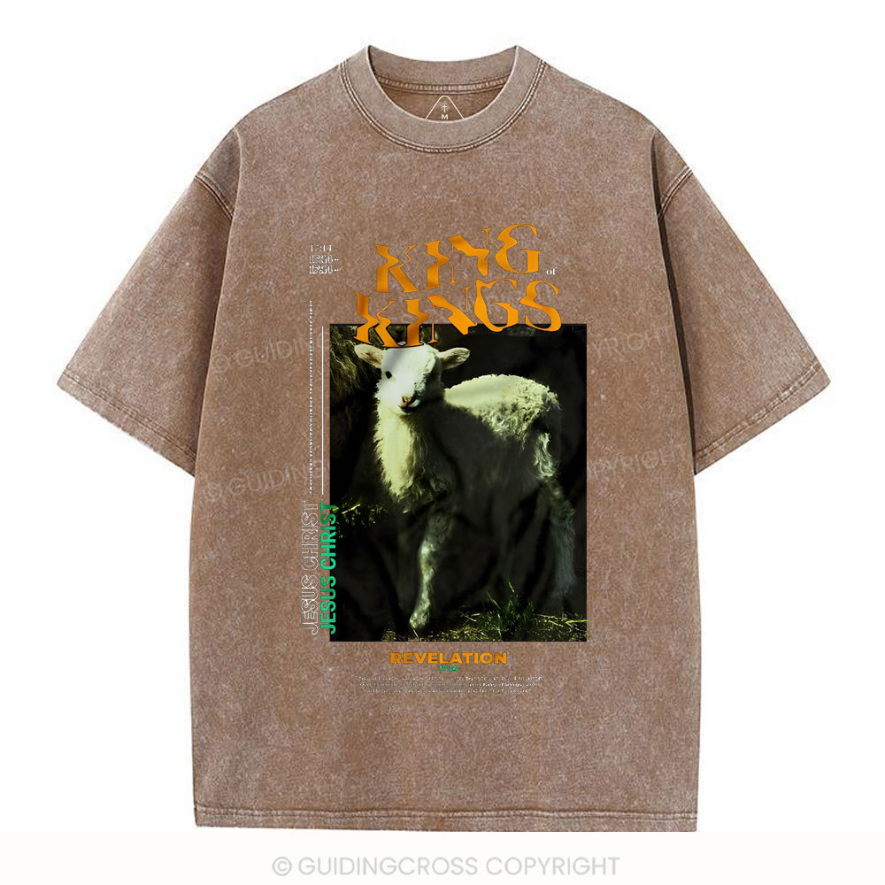 King Of Kings Christian Washed T-Shirt