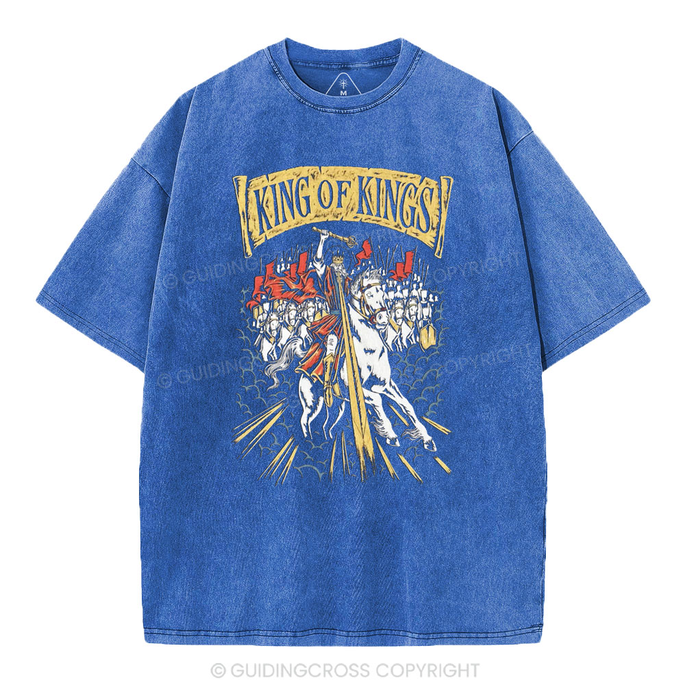 King Of Kings Christian Washed T-Shirt