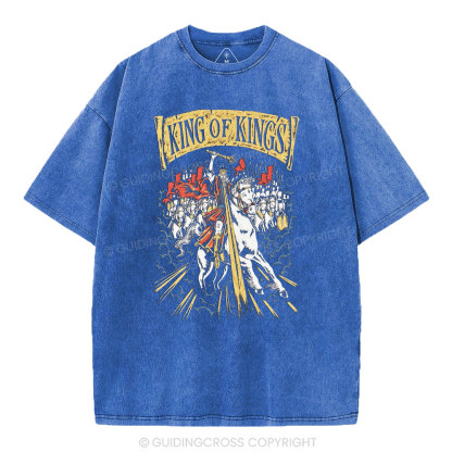 King Of Kings Christian Washed T-Shirt
