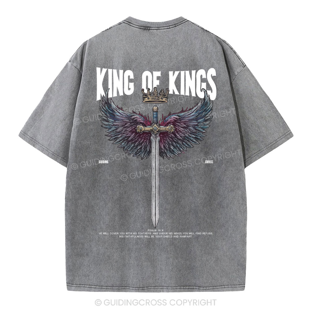 King Of Kings Christian Washed T-Shirt