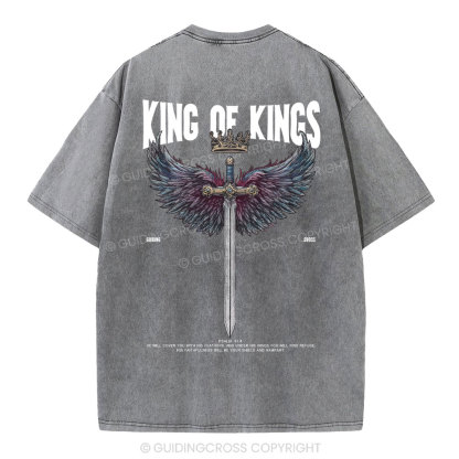 King Of Kings Christian Washed T-Shirt
