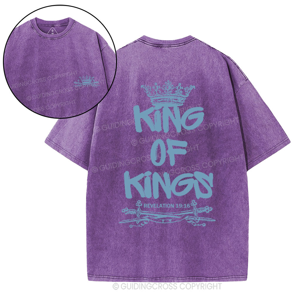 King Of Kings Christian Washed T-Shirt