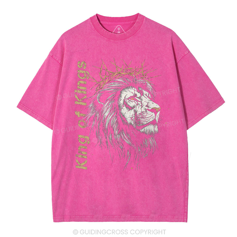 King Of Kings Christian Washed T-Shirt