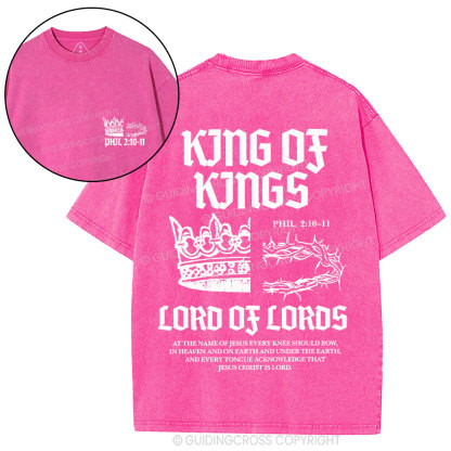 King Of Kings Christian Washed T-Shirt