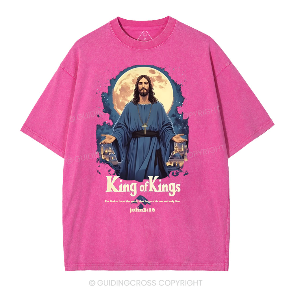 King Of Kings Christian Washed T-Shirt