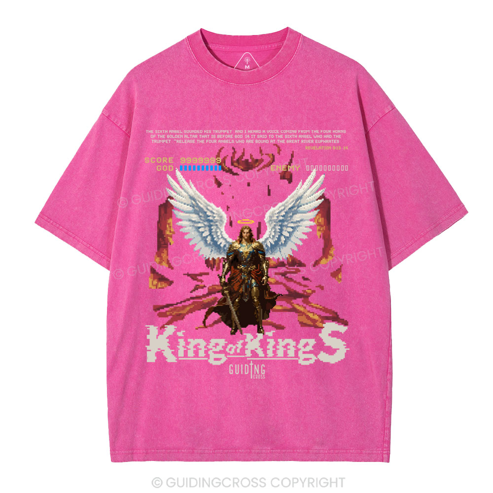 King Of Kings Christian Washed T-Shirt