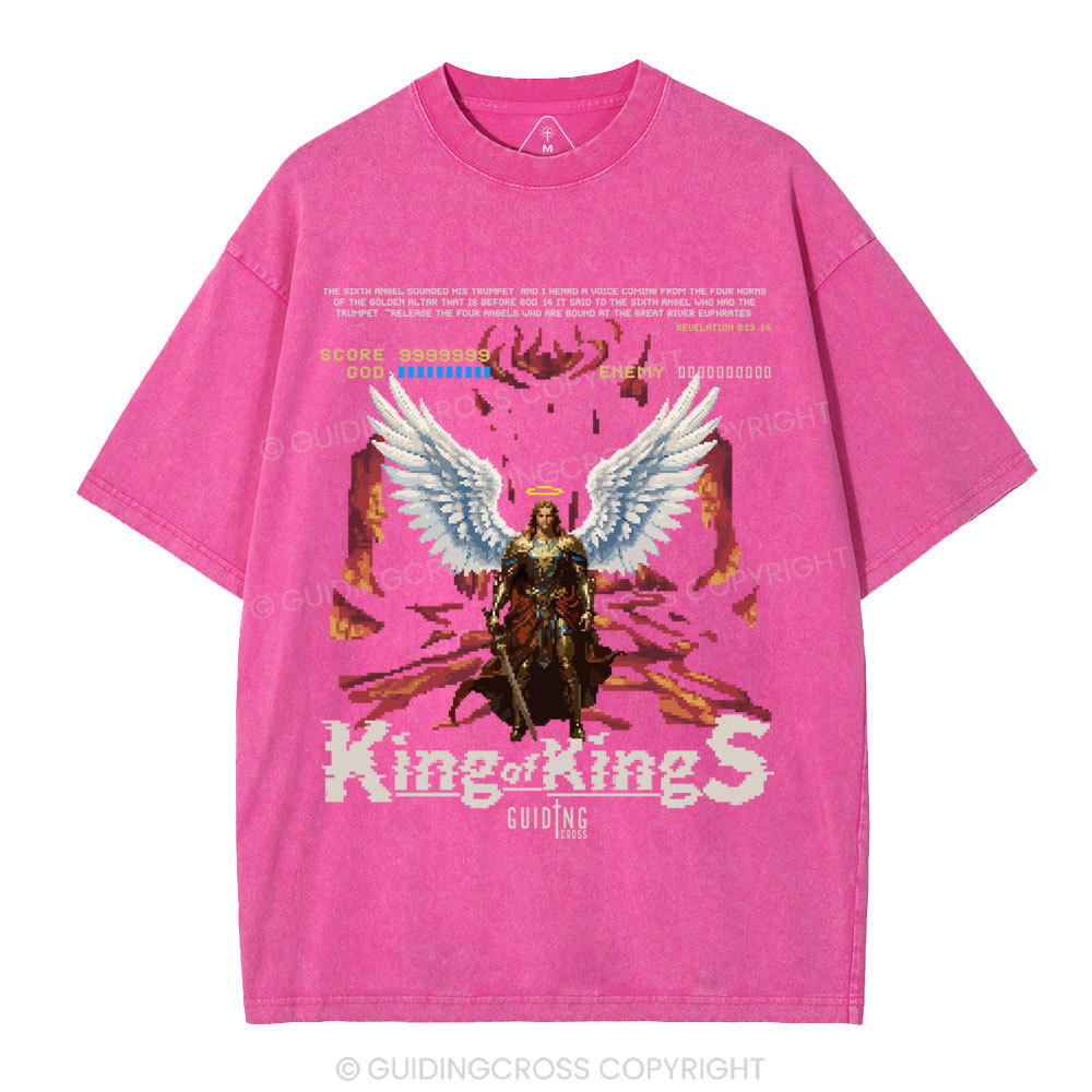 King Of Kings Christian Washed T-Shirt