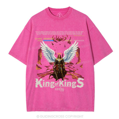 King Of Kings Christian Washed T-Shirt