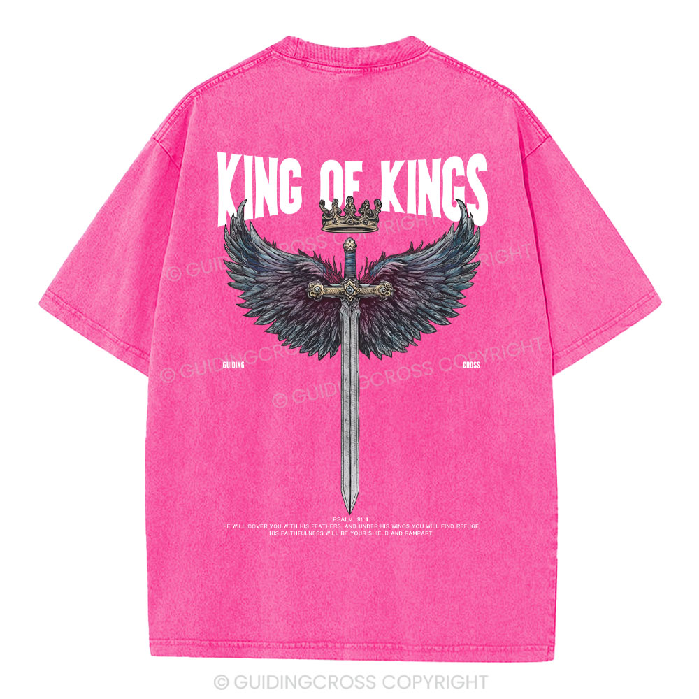 King Of Kings Christian Washed T-Shirt