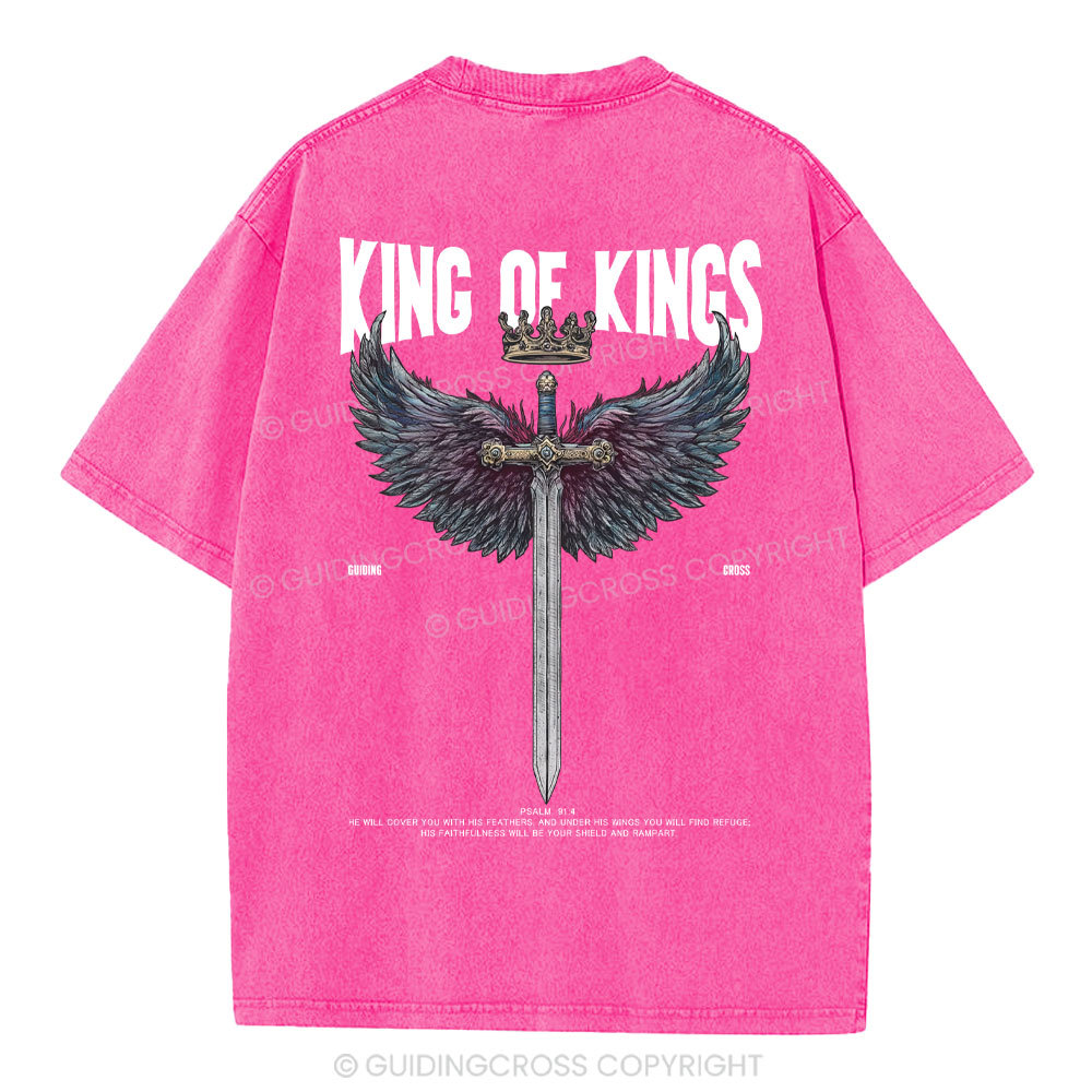 King Of Kings Christian Washed T-Shirt