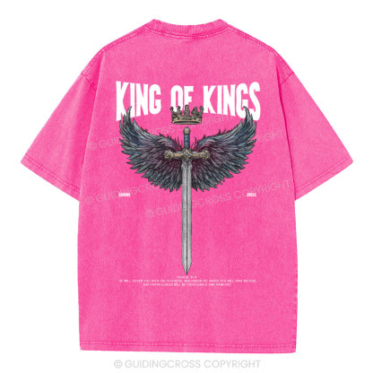 King Of Kings Christian Washed T-Shirt