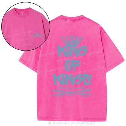King Of Kings Christian Washed T-Shirt