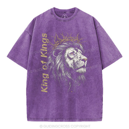 King Of Kings Christian Washed T-Shirt