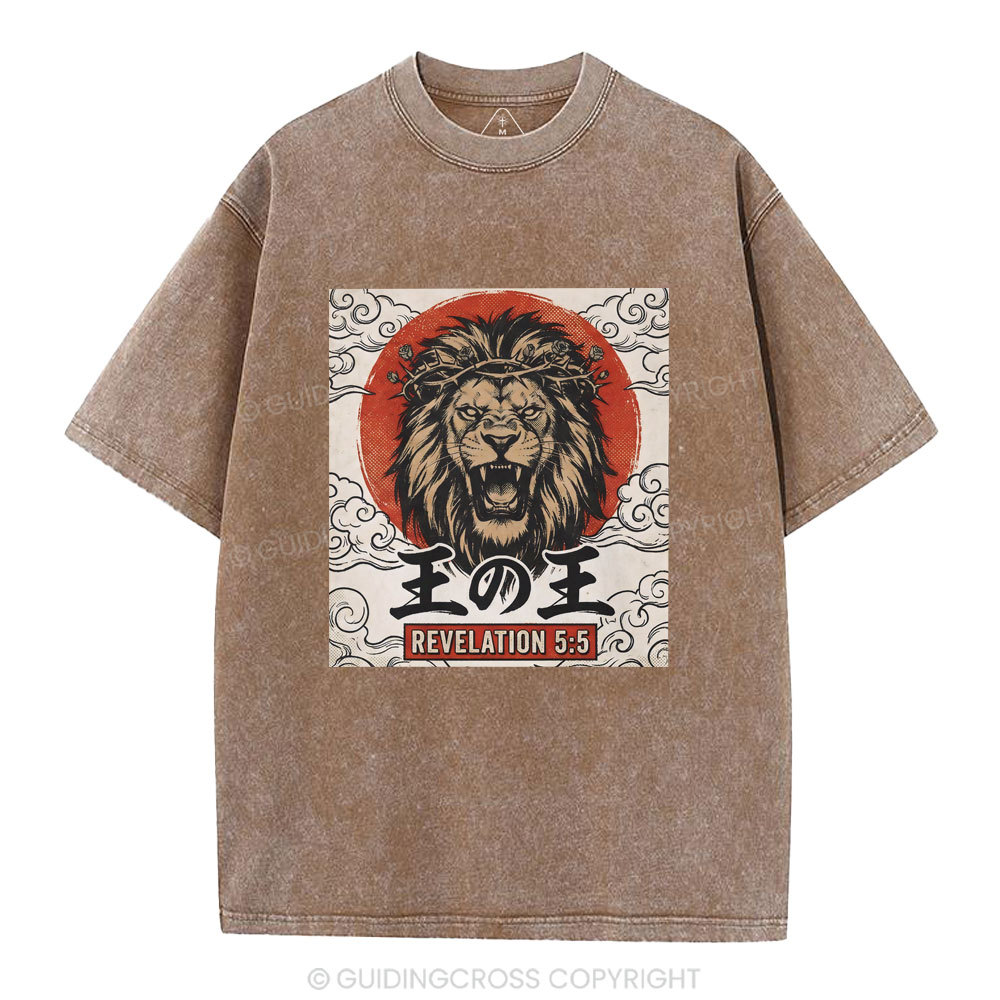 King Of Kings Christian Washed T-Shirt