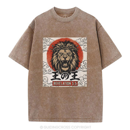 King Of Kings Christian Washed T-Shirt