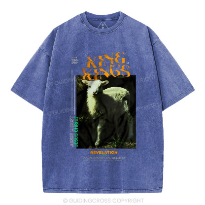 King Of Kings Christian Washed T-Shirt
