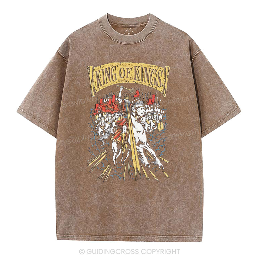 King Of Kings Christian Washed T-Shirt