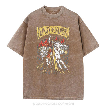 King Of Kings Christian Washed T-Shirt