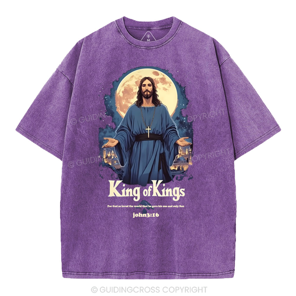 King Of Kings Christian Washed T-Shirt