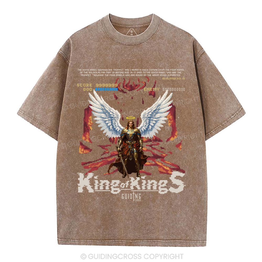 King Of Kings Christian Washed T-Shirt