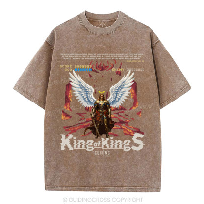 King Of Kings Christian Washed T-Shirt