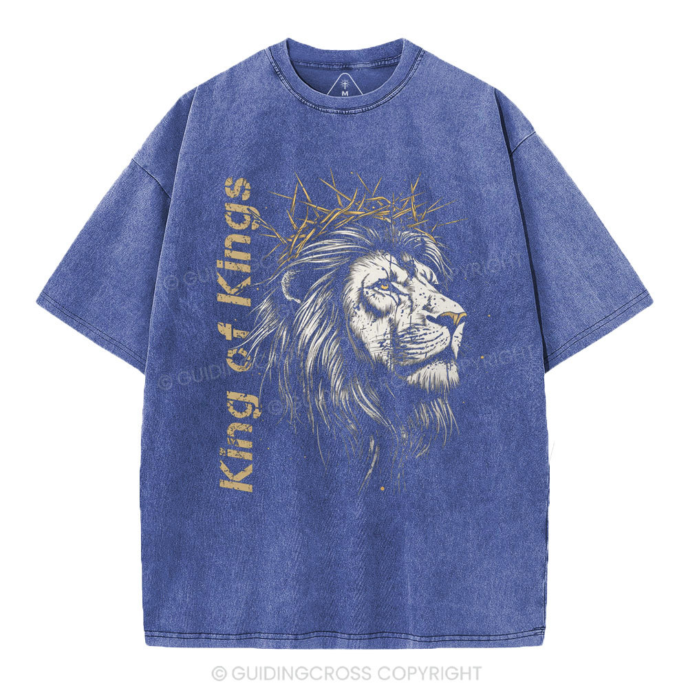 King Of Kings Christian Washed T-Shirt