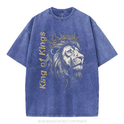 King Of Kings Christian Washed T-Shirt