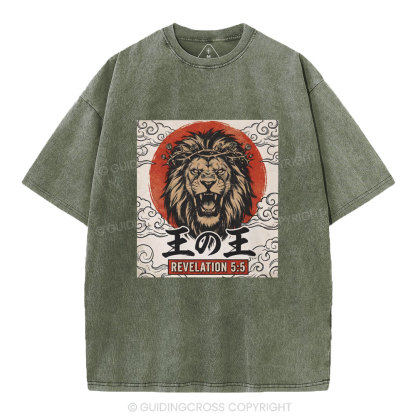 King Of Kings Christian Washed T-Shirt