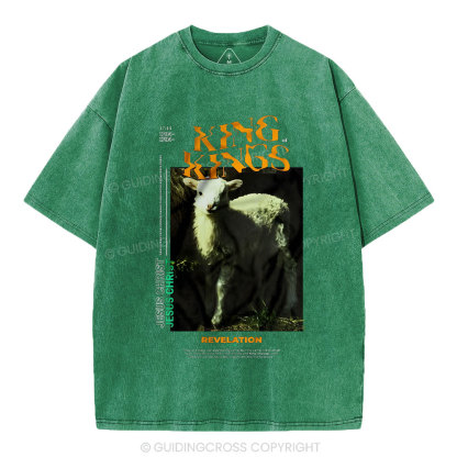 King Of Kings Christian Washed T-Shirt