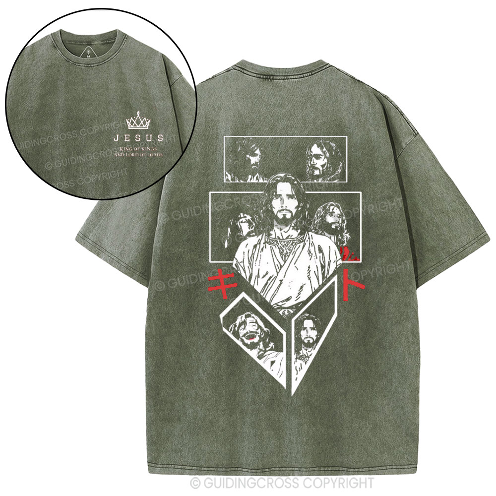 King Of Kings Christian Washed T-Shirt