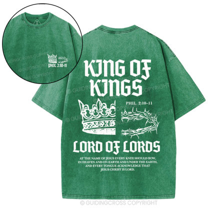 King Of Kings Christian Washed T-Shirt