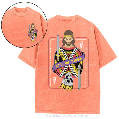 King Of Kings Christian Washed T-Shirt