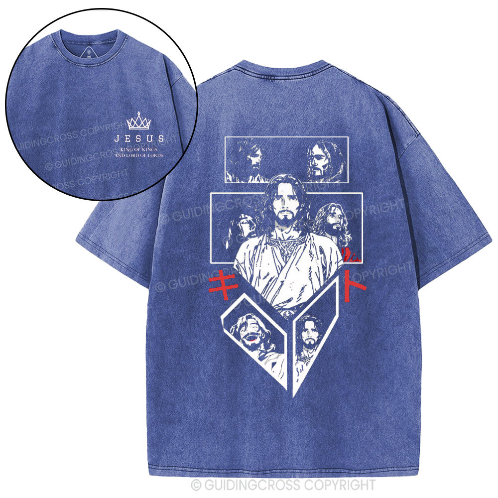 King Of Kings Christian Washed T-Shirt
