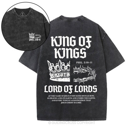 King Of Kings Christian Washed T-Shirt