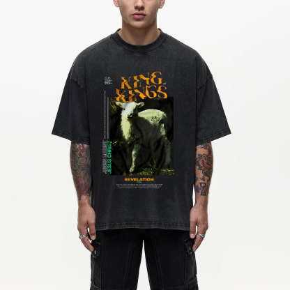 King Of Kings Christian Washed T-Shirt