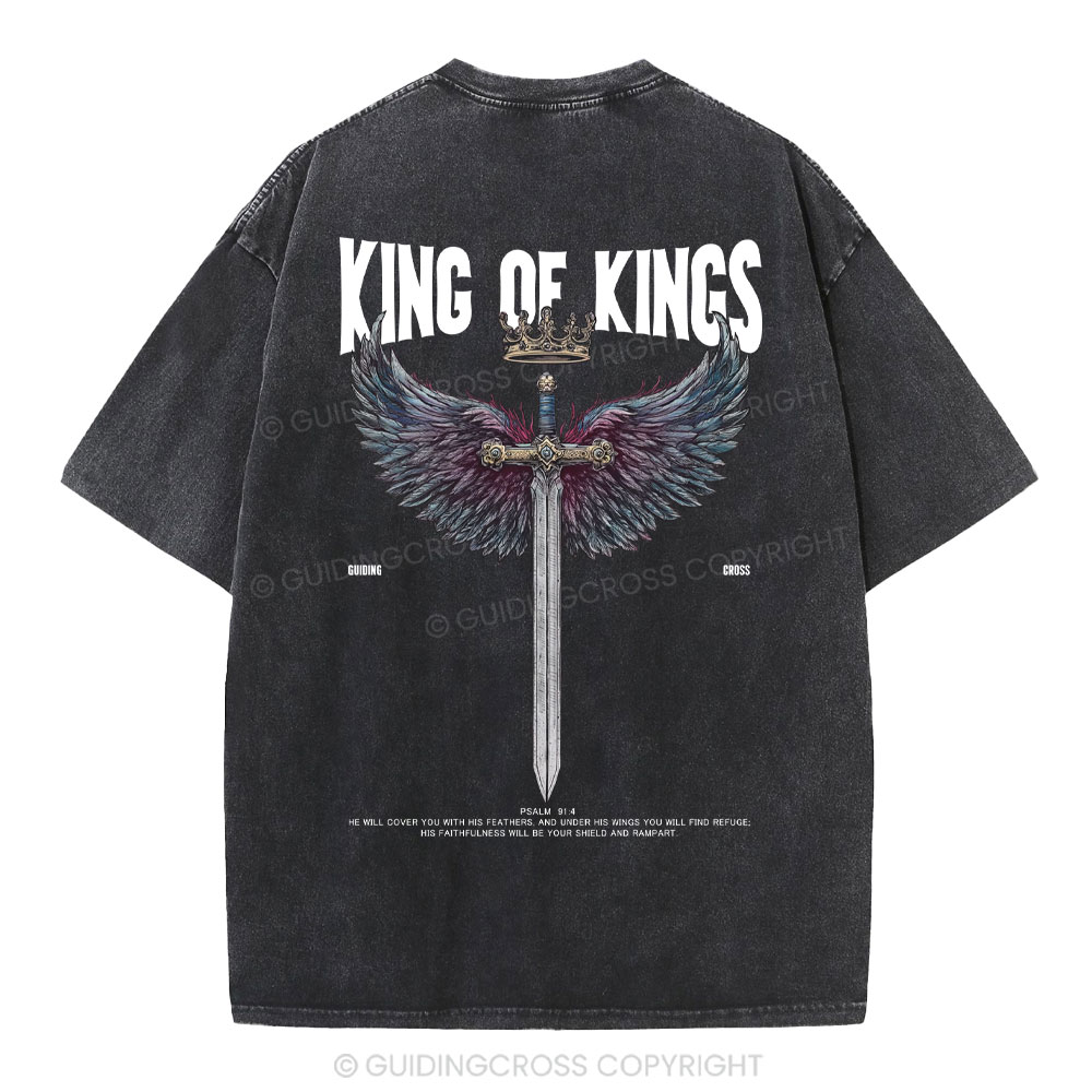 King Of Kings Christian Washed T-Shirt