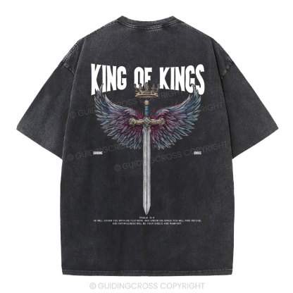 King Of Kings Christian Washed T-Shirt