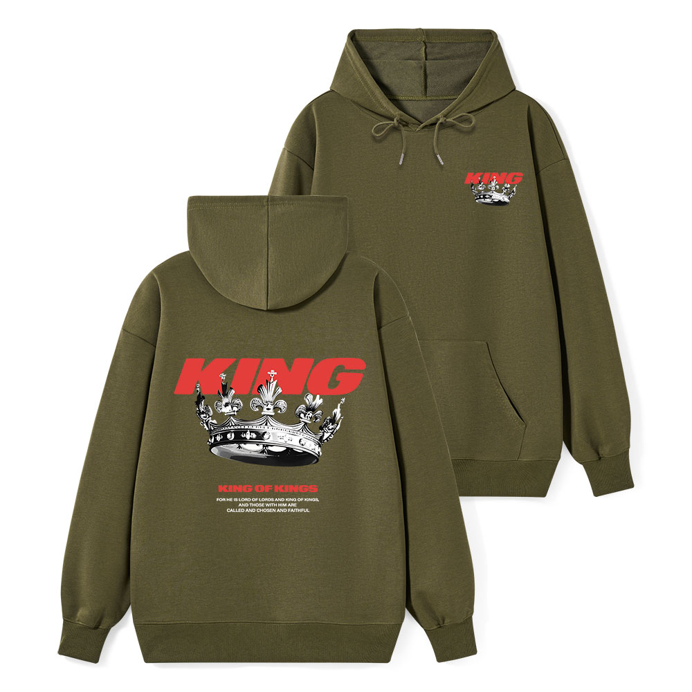 King Of Kings Crown Classic Christian Hoodie