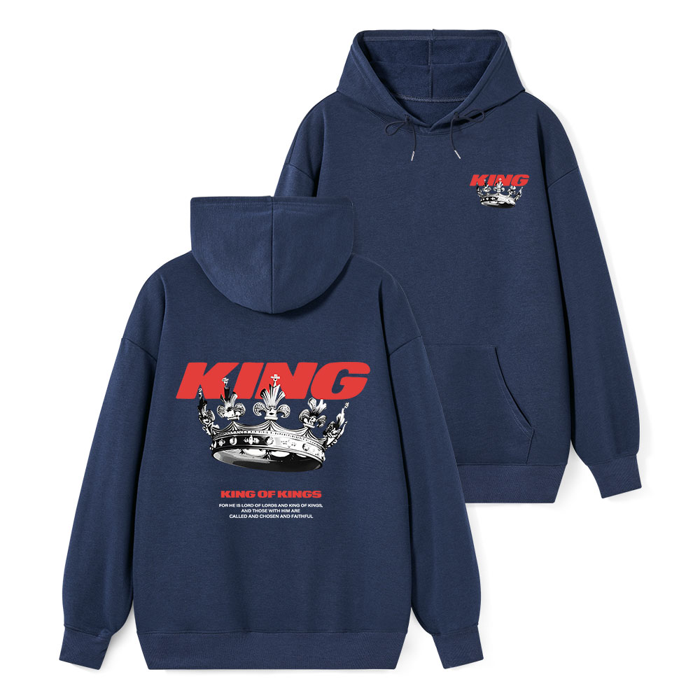 King Of Kings Crown Classic Christian Hoodie