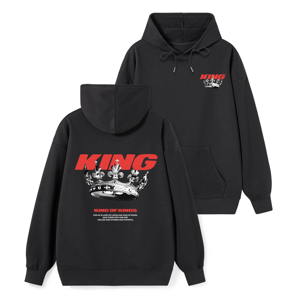 King Of Kings Crown Classic Christian Hoodie