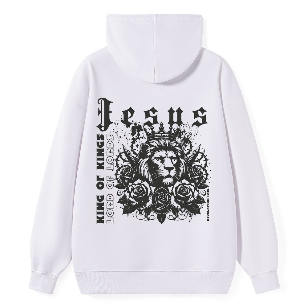 King Of Kings Jesus Lion Classic Christian Hoodie