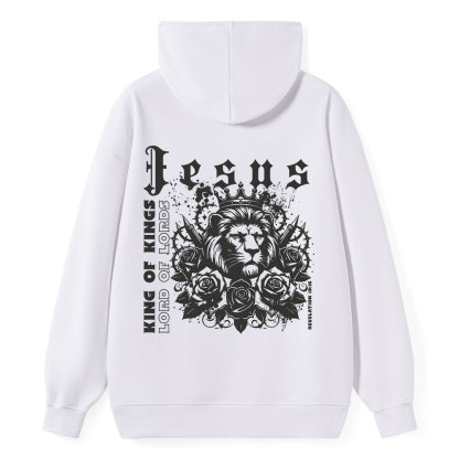 King Of Kings Jesus Lion Classic Christian Hoodie
