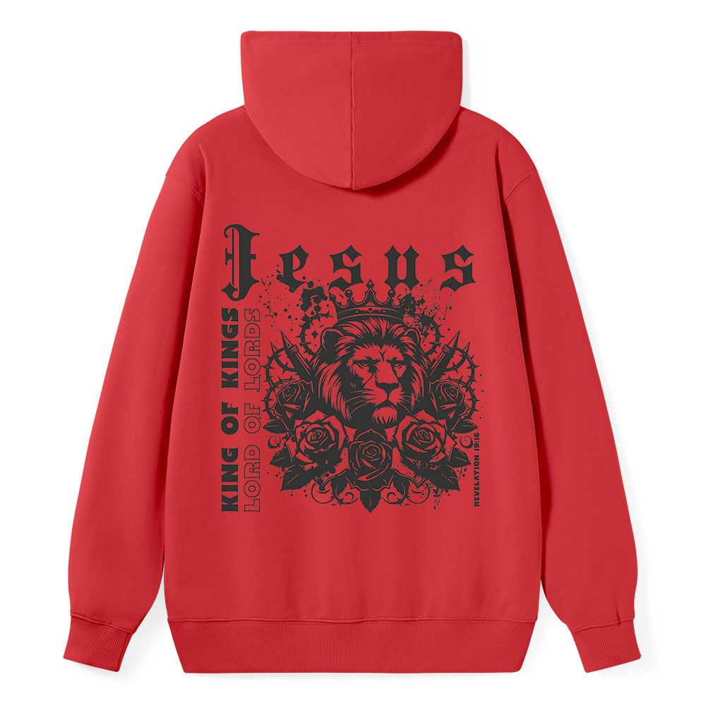King Of Kings Jesus Lion Classic Christian Hoodie