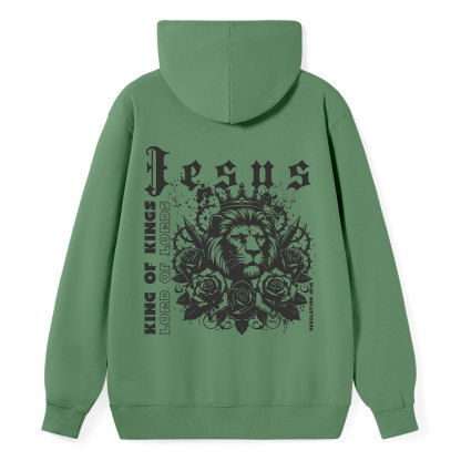 King Of Kings Jesus Lion Classic Christian Hoodie